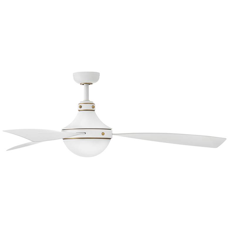 Image 4 Hinkley Fan Oliver 62" LED Smart Fan Matte White more views
