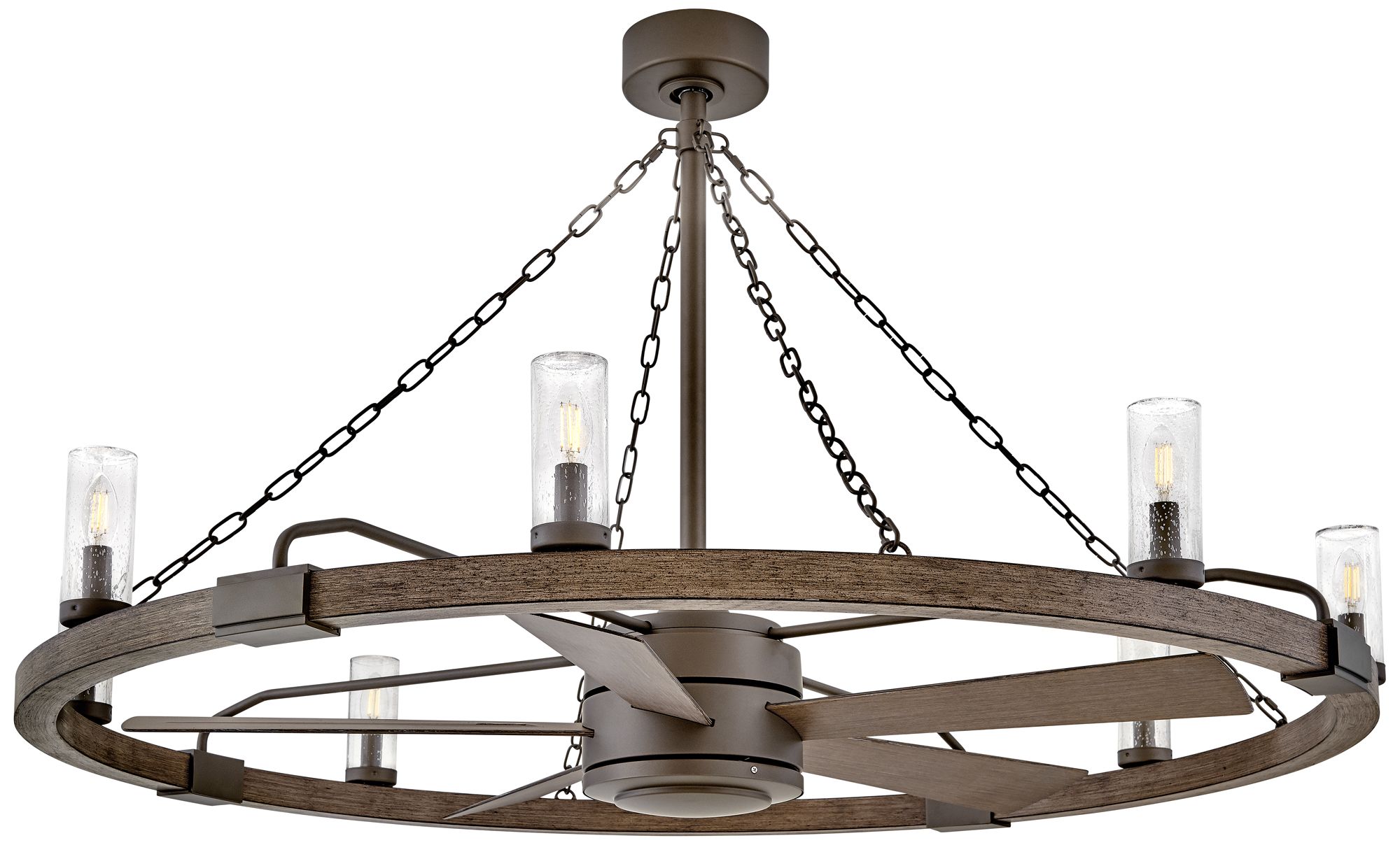 Image 5 Hinkley Fan Sawyer 52" LED Smart Fandelier Metallic Matte Bronze more views