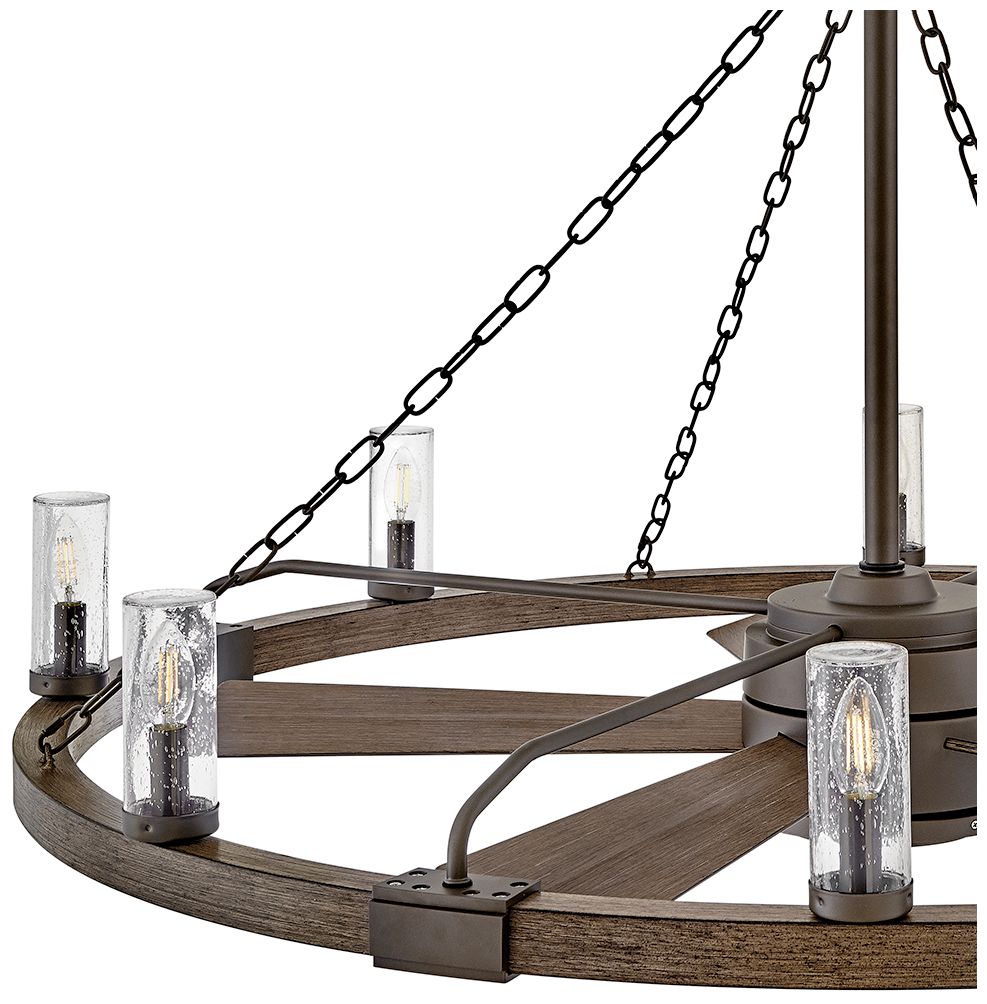 Hinkley Fan Sawyer 52" LED Smart Fandelier Metallic Matte Bronze