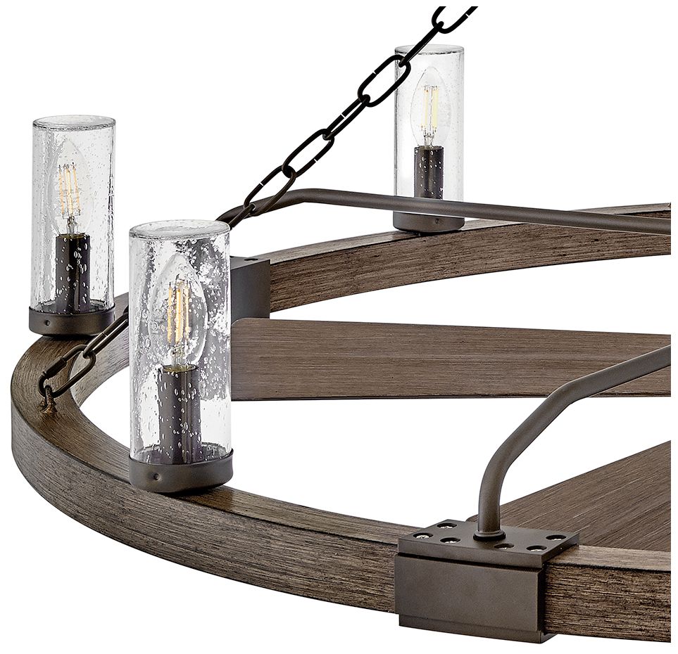 Hinkley Fan Sawyer 52" LED Smart Fandelier Metallic Matte Bronze