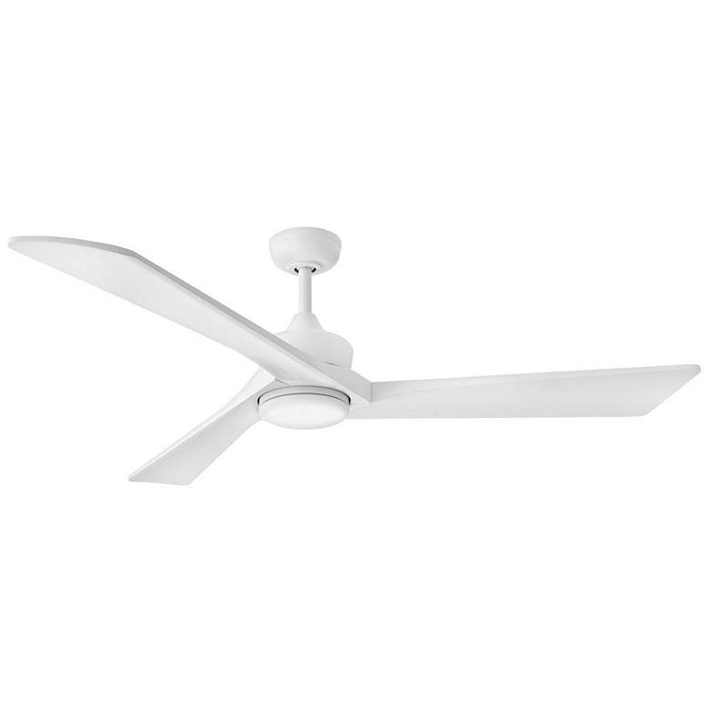 Image 1 Hinkley Fan Sculpt 60" LED Smart Fan Matte White