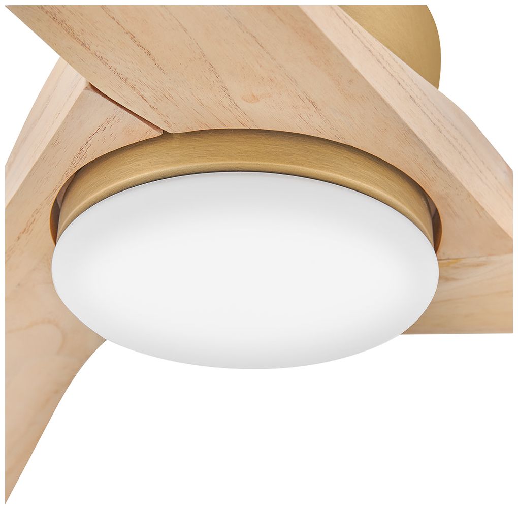 Image 5 Hinkley Fan Sculpt 60" LED Smart Fan Heritage Brass more views