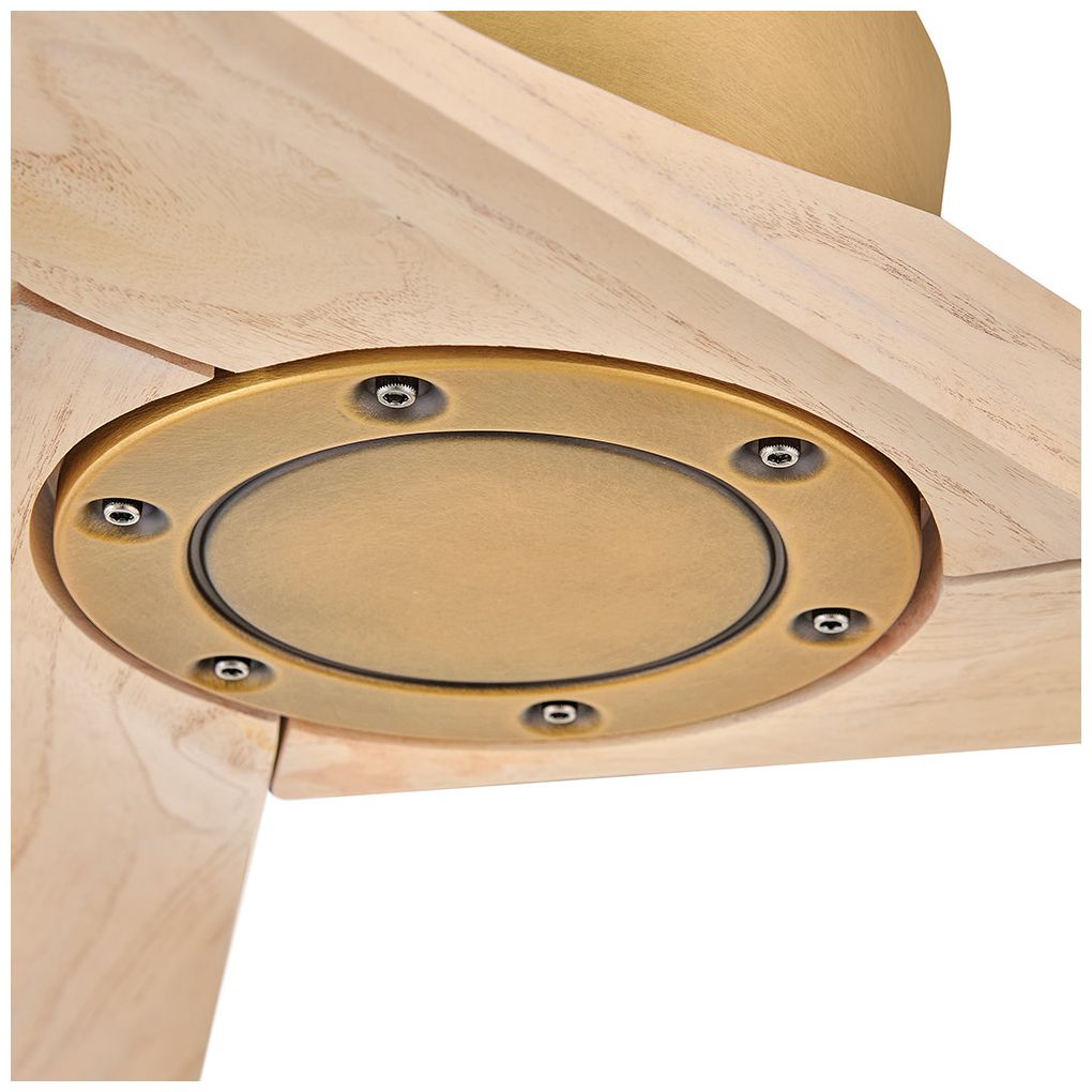 Image 6 Hinkley Fan Sculpt 60" LED Smart Fan Heritage Brass more views