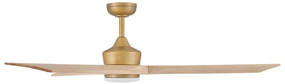 Hinkley Fan Sculpt 60" LED Smart Fan Heritage Brass