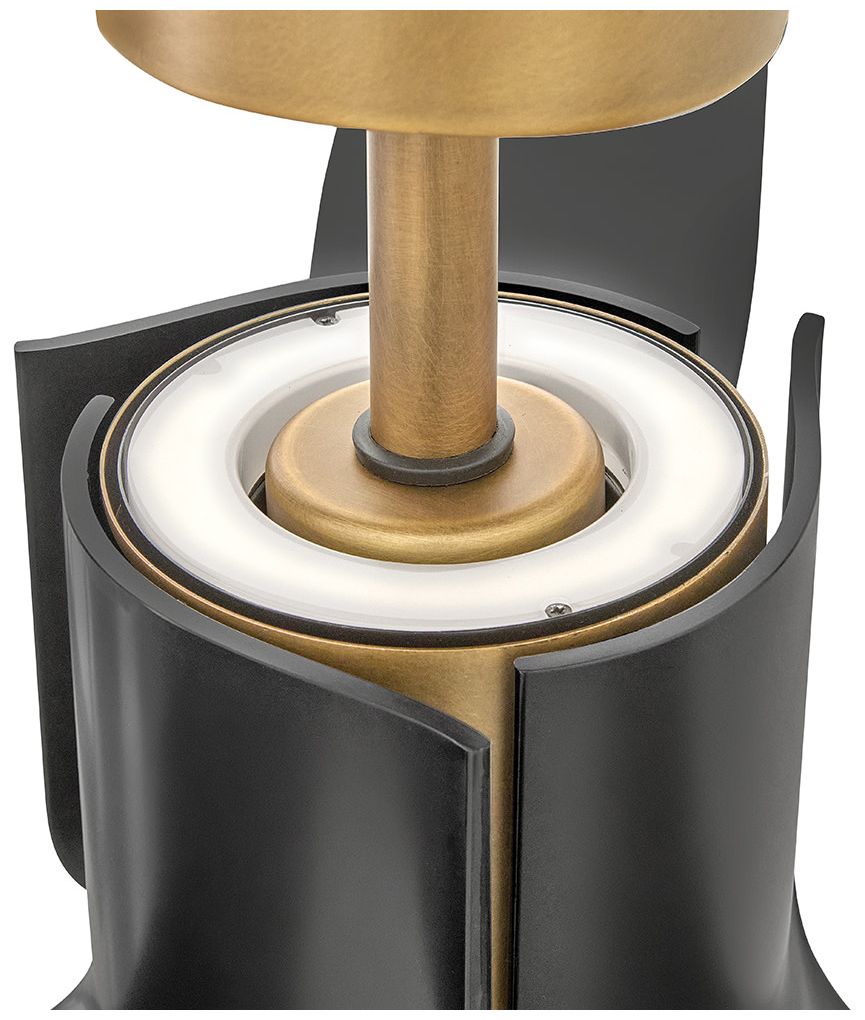 Image 2 Hinkley Fan Sven 54" LED Smart Fan with Uplight Heritage Brass more views