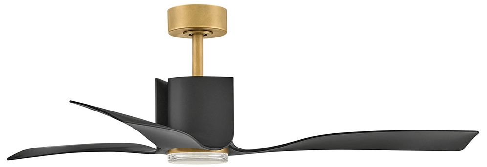 Hinkley Fan Sven 54" LED Smart Fan with Uplight Heritage Brass