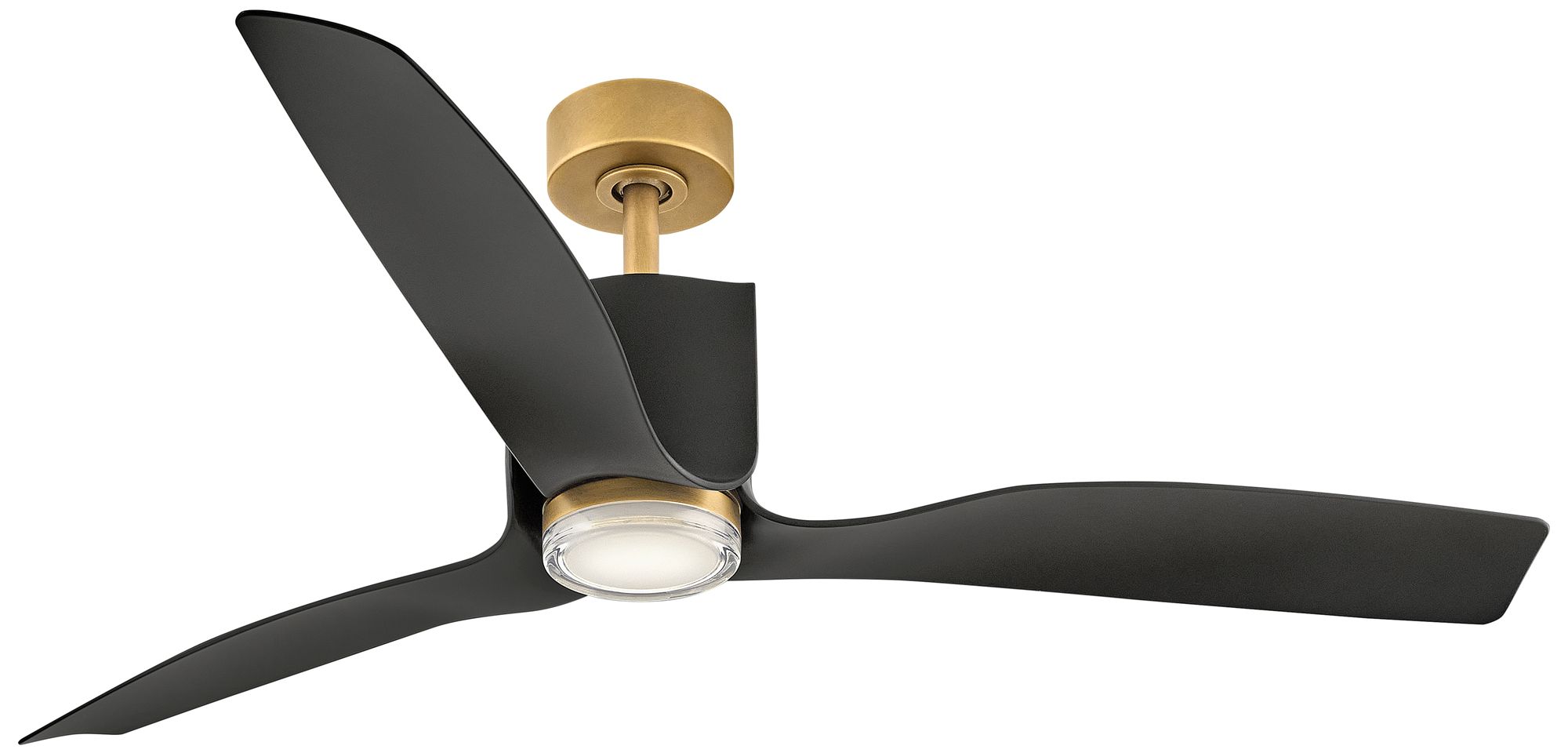 Image 5 Hinkley Fan Sven 54" LED Smart Fan with Uplight Heritage Brass more views