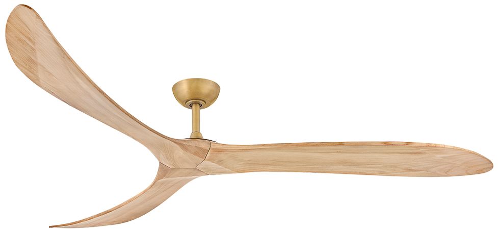 Hinkley Fan Swell 80" Smart Fan Heritage Brass