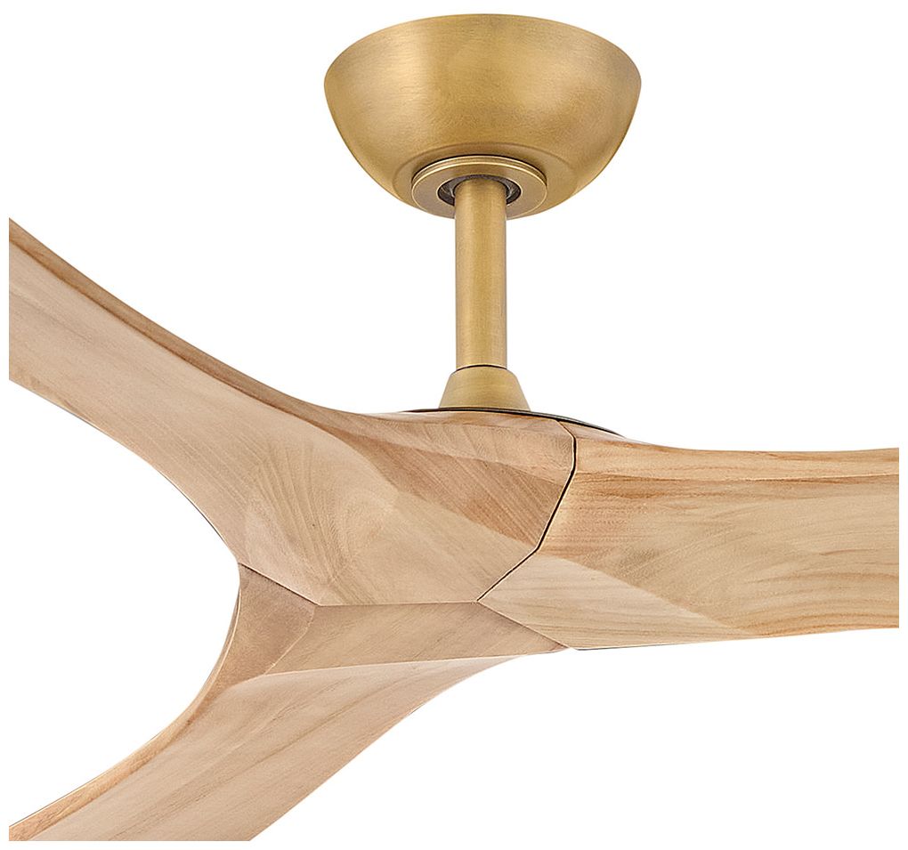 Image 2 Hinkley Fan Swell 80" Smart Fan Heritage Brass more views