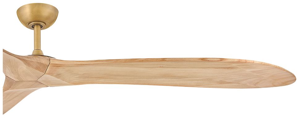 Image 4 Hinkley Fan Swell 80" Smart Fan Heritage Brass more views