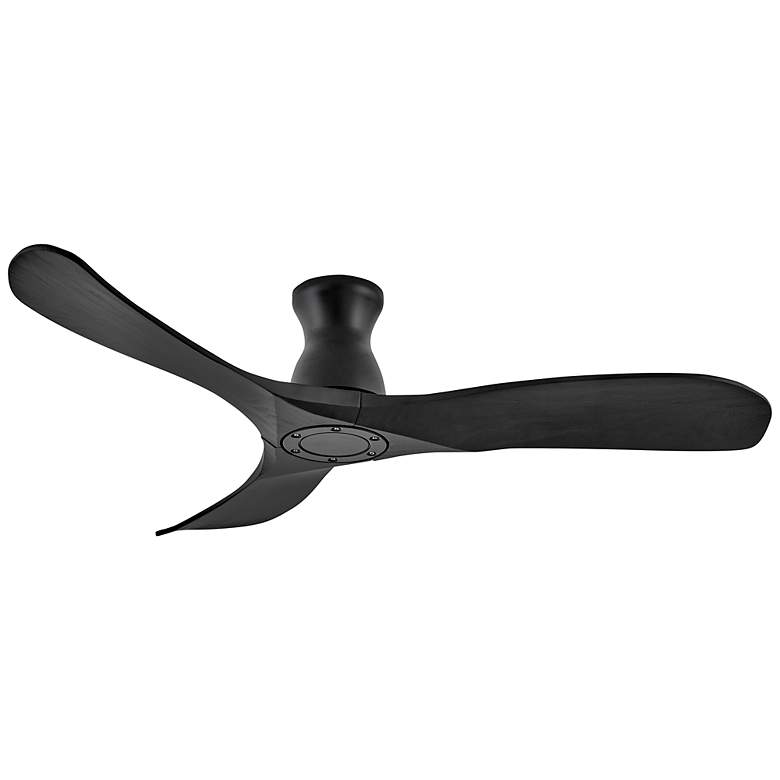 Image 4 Hinkley Fan Swell Flush Illuminated 56" LED Smart Fan Matte Black more views