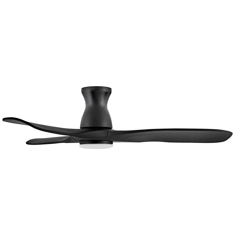 Image 5 Hinkley Fan Swell Flush Illuminated 56" LED Smart Fan Matte Black more views