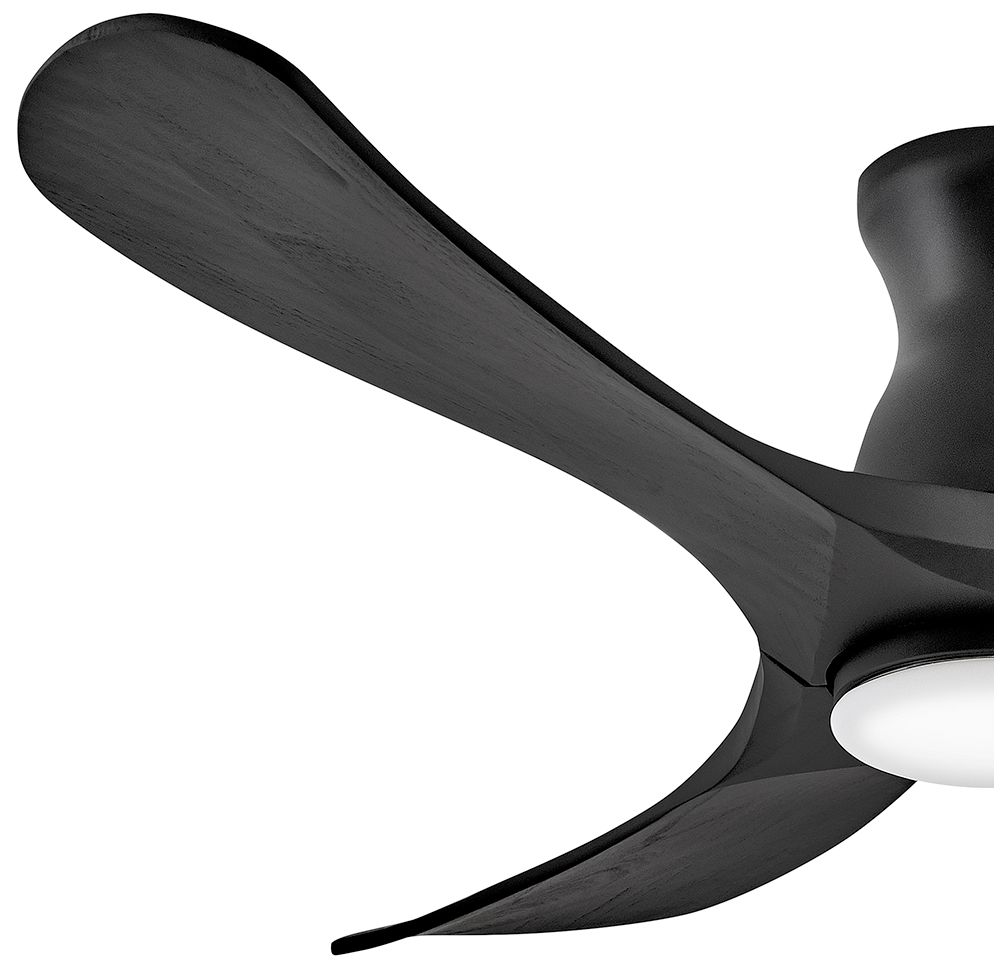 Hinkley Fan Swell Flush Illuminated 56" LED Smart Fan Matte Black