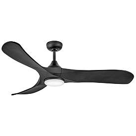Image1 of Hinkley Fan Swell Illuminated 56" LED Smart Fan Matte Black