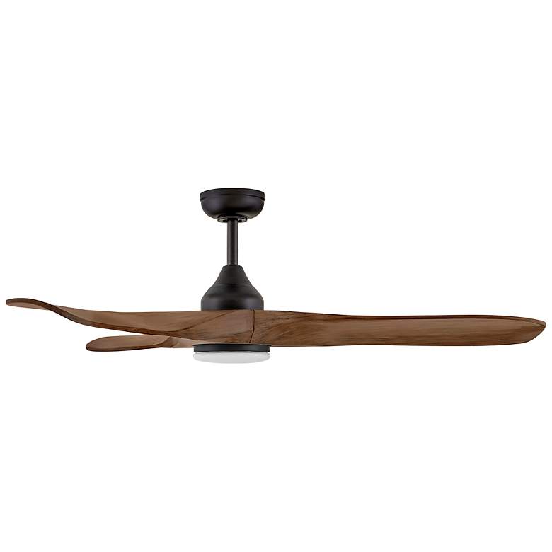 Image 5 Hinkley Fan Swell Illuminated 56" LED Smart Fan Matte Black more views