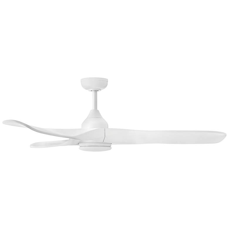 Image 5 Hinkley Fan Swell Illuminated 56" LED Smart Fan Matte White more views