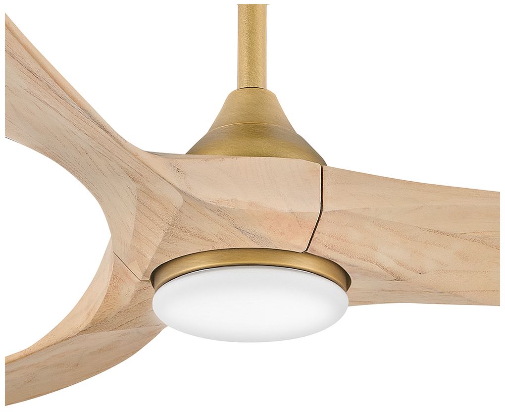 Image 3 Hinkley Fan Swell Illuminated 56" LED Smart Fan Heritage Brass more views