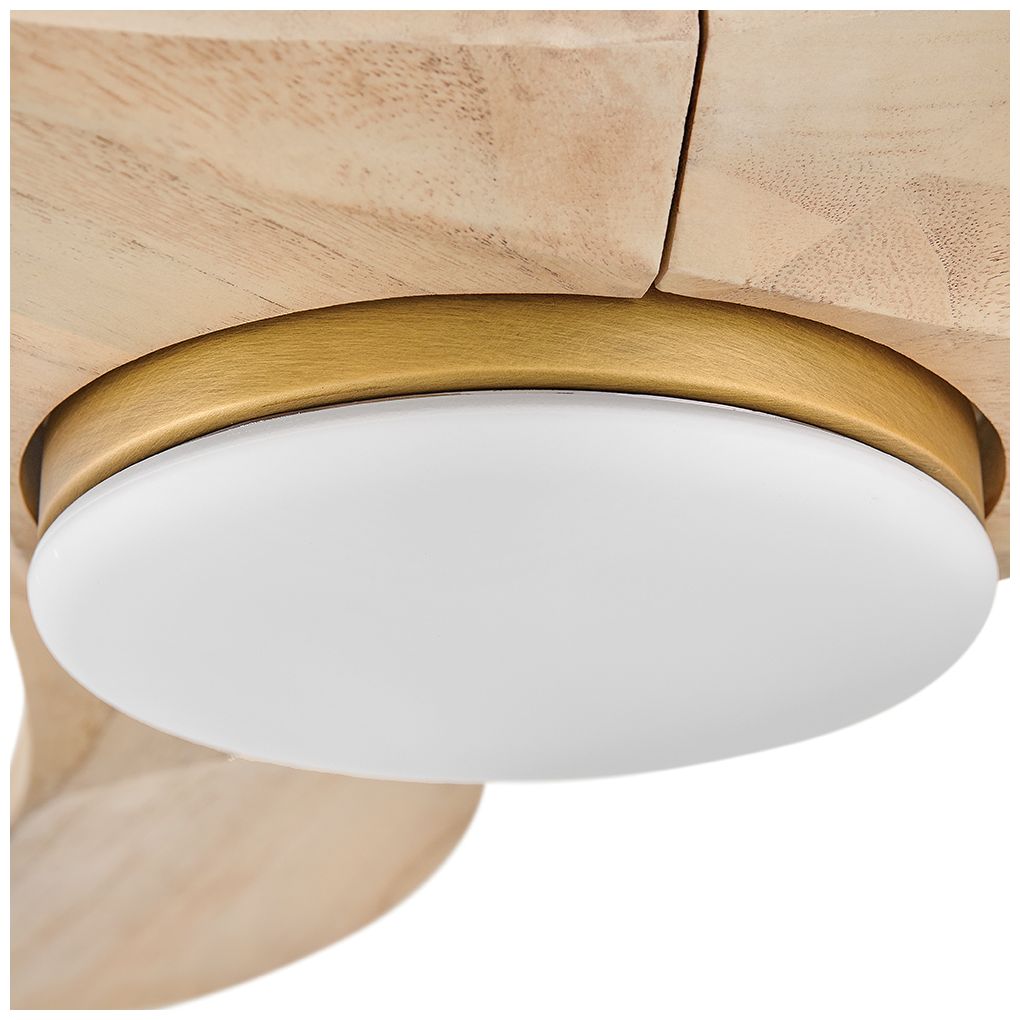 Image 4 Hinkley Fan Swell Illuminated 56" LED Smart Fan Heritage Brass more views