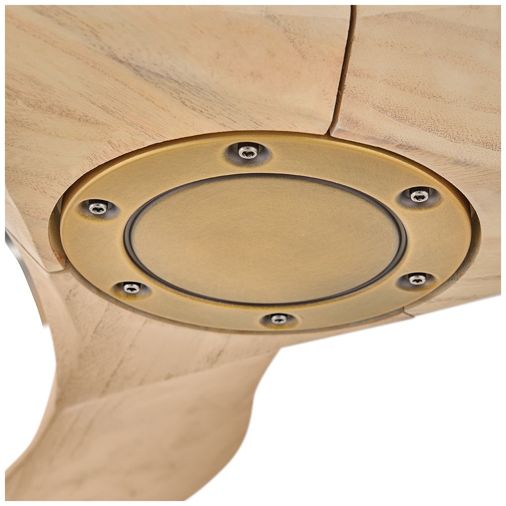 Image 5 Hinkley Fan Swell Illuminated 56" LED Smart Fan Heritage Brass more views