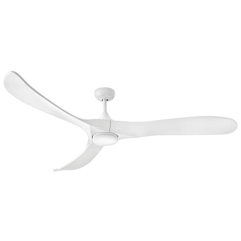 Image 1 Hinkley Fan Swell Illuminated 72" LED Smart Fan Matte White