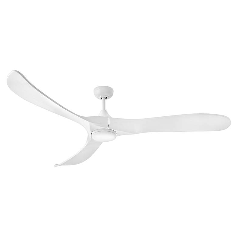 Image 2 Hinkley Fan Swell Illuminated 72" LED Smart Fan Matte White more views