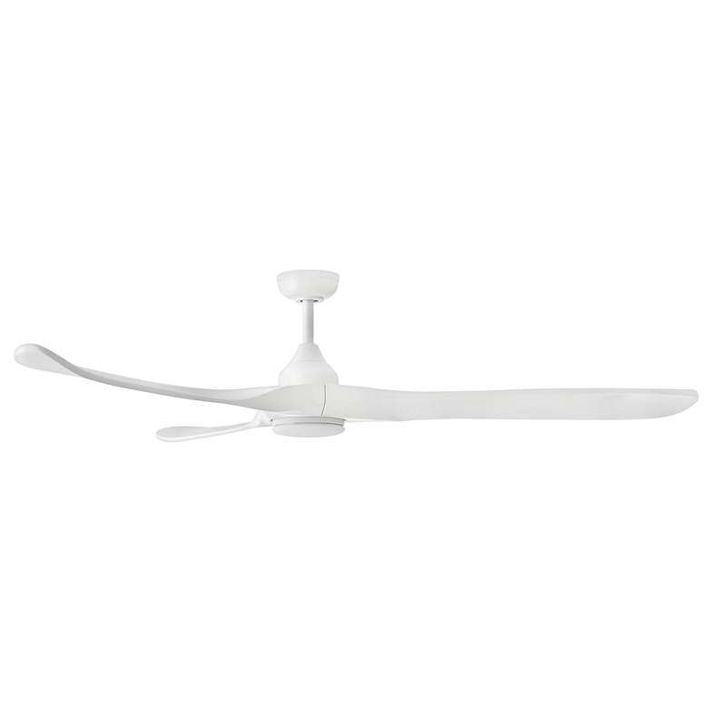 Image 5 Hinkley Fan Swell Illuminated 72" LED Smart Fan Matte White more views