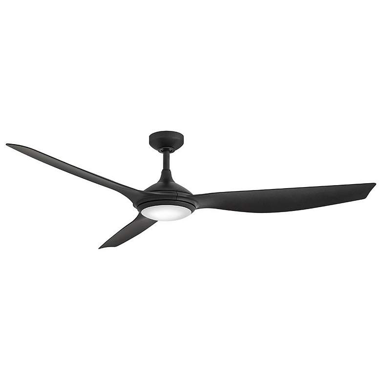 Image 1 Hinkley Fan Talon 64" LED Smart Fan Matte Black