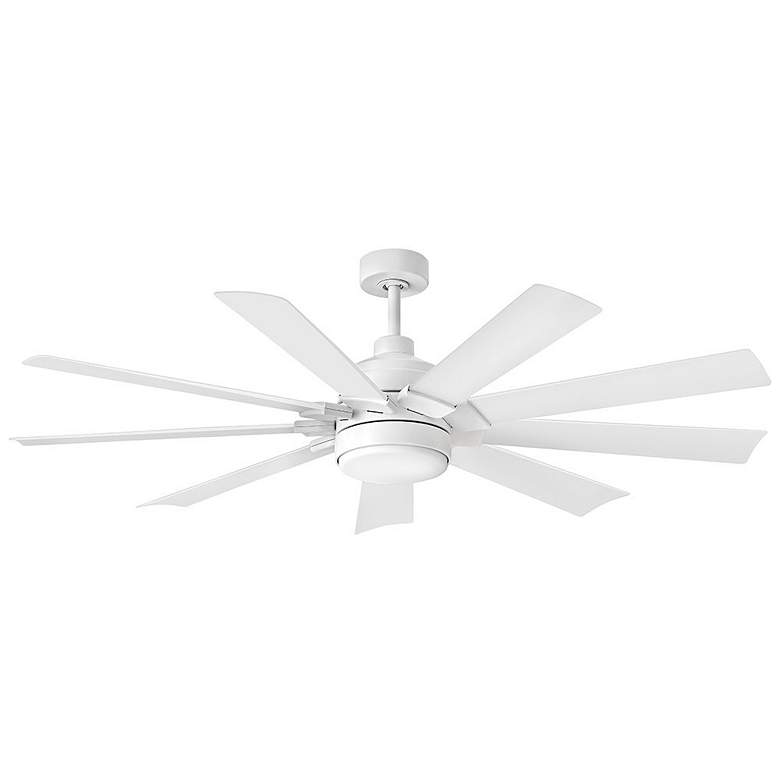 Image 1 Hinkley Fan Turbine 60" LED Smart Fan Chalk White
