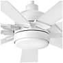 6_Hinkley Fan Turbine 60" LED Smart Fan Chalk White more views
