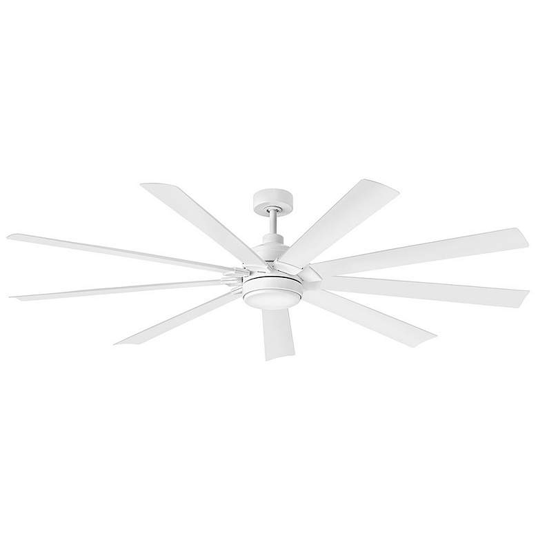 Image 1 Hinkley Fan Turbine 80" LED Smart Fan Chalk White
