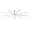 Hinkley Fan Turbine 80" LED Smart Fan Chalk White