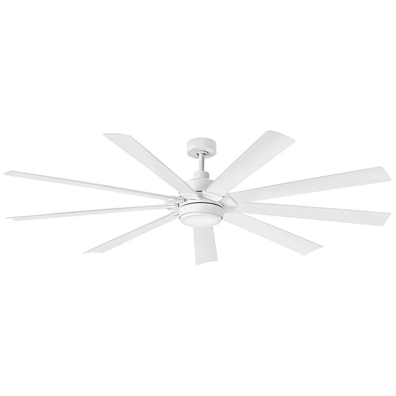 Image 2 Hinkley Fan Turbine 80" LED Smart Fan Chalk White more views