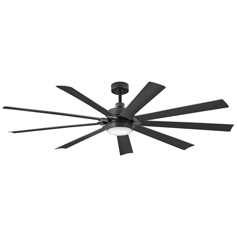 Image 1 Hinkley Fan Turbine 80" LED Smart Fan Matte Black