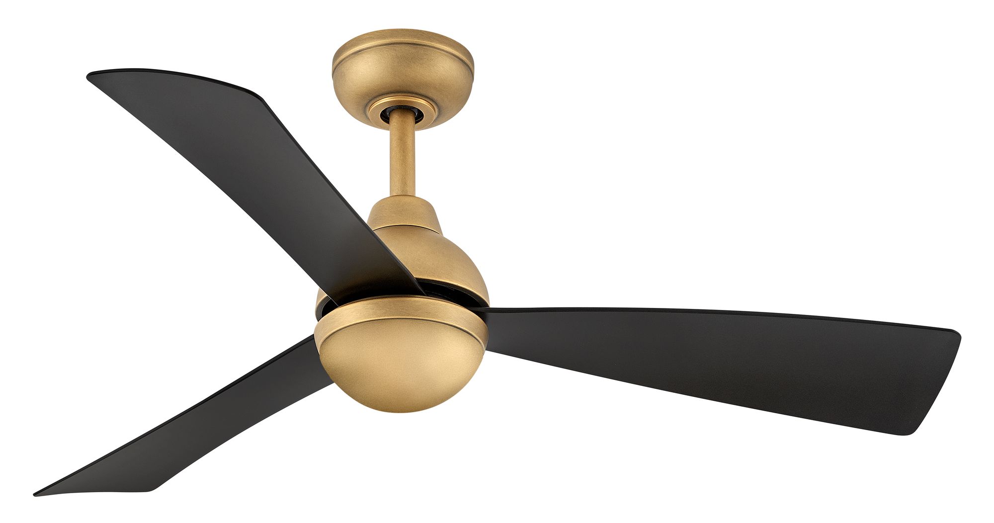 Image 4 Hinkley Fan Una 44" LED Fan Heritage Brass more views