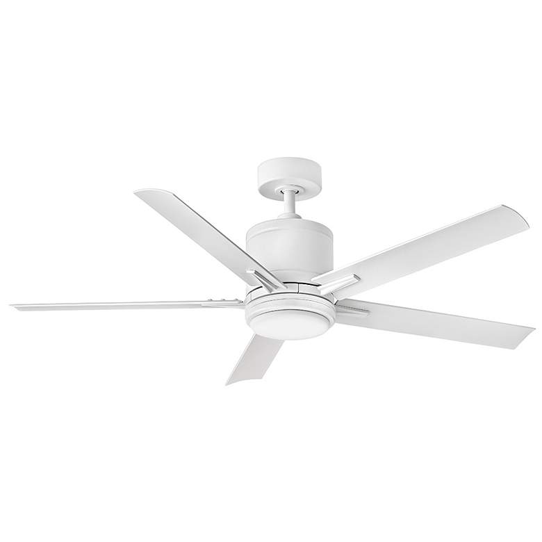 Image 1 Hinkley Fan Vail 52" LED Smart Fan Matte White