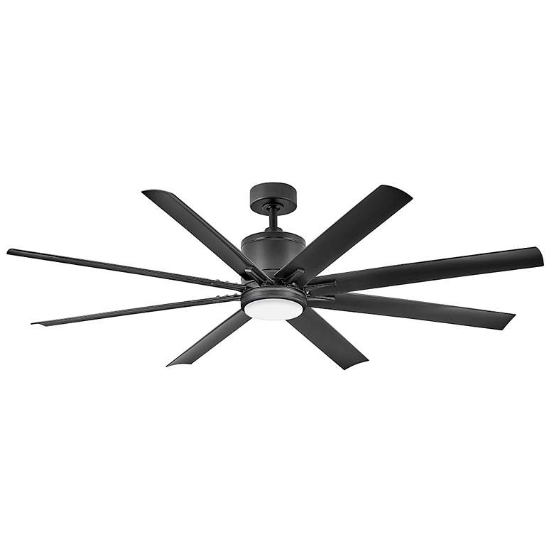Image 1 Hinkley Fan Vantage 66" LED Smart Fan Matte Black
