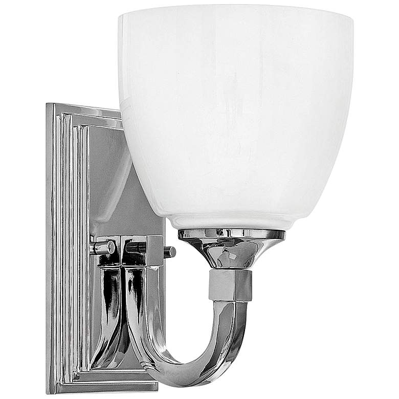 Image 1 Hinkley Faye 8 3/4 inch High Chrome Wall Sconce