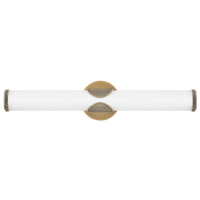 Image 1 Hinkley Femi 22 1/4" Wide Lacquered Brass LED Vanity Bath Light