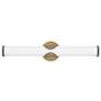 1_Hinkley Femi 22 1/4" Wide Lacquered Brass LED Vanity Bath Light