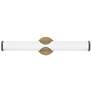 2_Hinkley Femi 22 1/4" Wide Lacquered Brass LED Vanity Bath Light more views