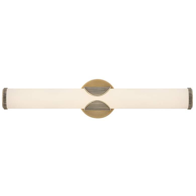 Image 4 Hinkley Femi 22 1/4" Wide Lacquered Brass LED Vanity Bath Light more views