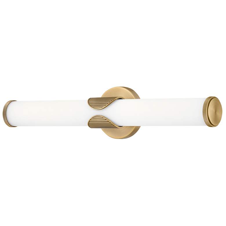 Image 5 Hinkley Femi 22 1/4" Wide Lacquered Brass LED Vanity Bath Light more views