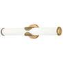 5_Hinkley Femi 22 1/4" Wide Lacquered Brass LED Vanity Bath Light more views