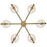 7_Hinkley Fenwick 28" Wide Heritage Brass 6-Light Chandelier more views