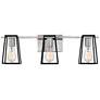 2_Hinkley Filmore 24" Wide Chrome 3-Light Vanity Bath Light