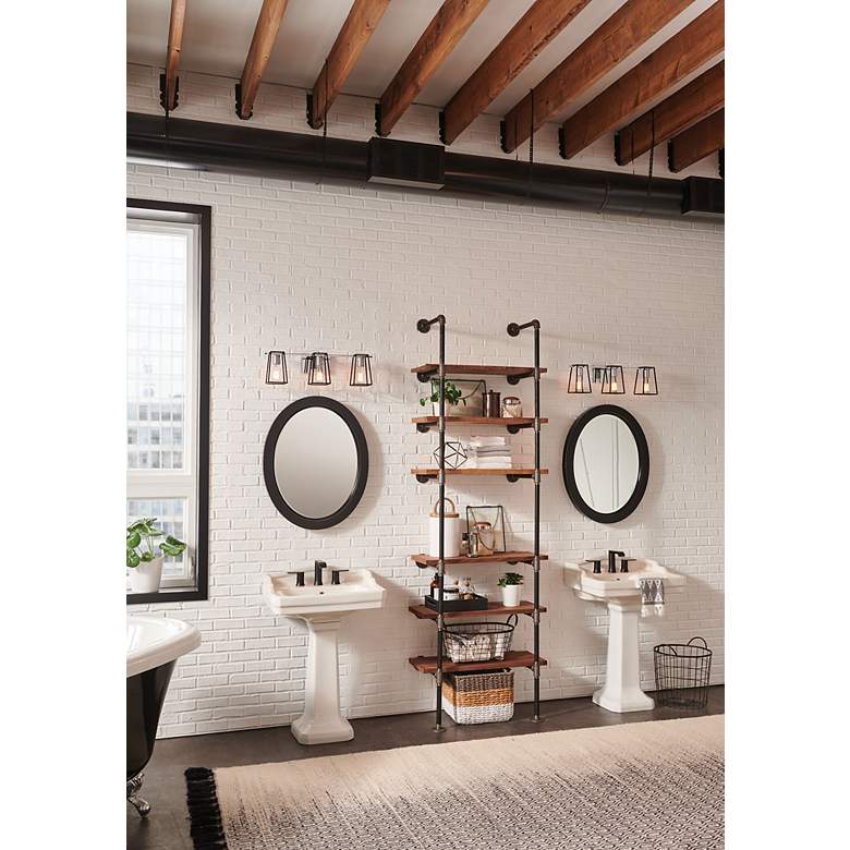Image 6 Hinkley Filmore 24" Wide Chrome 3-Light Vanity Bath Light more views