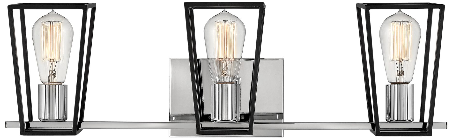 Hinkley Filmore 24" Wide Chrome 3-Light Vanity Bath Light