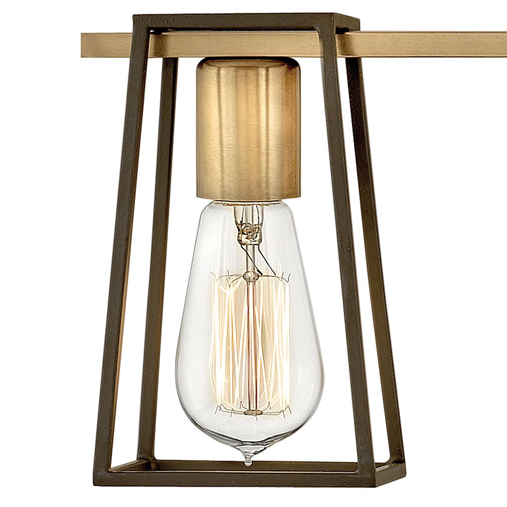 Image 4 Hinkley Filmore 24" Wide Heritage Brass 3-Light Bath Light more views