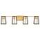 Hinkley Filmore 33 1/2" Wide 4-Light Heritage Brass Bath Vanity Light