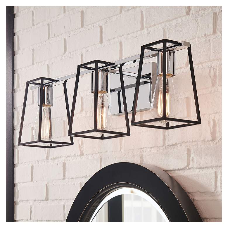 Image 1 Hinkley Filmore 33 1/2" Wide 4-Light Heritage Brass Bath Vanity Light